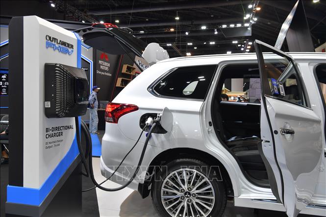 Triển lãm Ô tô quốc tế Thái Lan 2022, với tâm điểm là các mẫu xe điện mới nhất đến từ Trung Quốc, Nhật Bản, Mỹ và Đức. Ảnh tư liệu: Huy Tiến/PV TTXVN tại Thái Lan