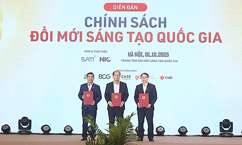 Lãnh đạo Sở khoa học và Công nghệ Bắc Ninh ký kết hợp tác với Trung tâm Đổi mới sáng tạo Quốc gia nhằm thúc đẩy chương trình đổi mới, sáng tạo trên địa bàn tỉnh.