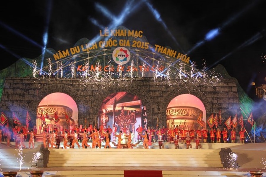 Năm 2015, tỉnh Thanh Hóa đã đăng cai tổ chức năm Du lịch Quốc gia, với chủ đề “Kết nối các di sản”. Ảnh: TL