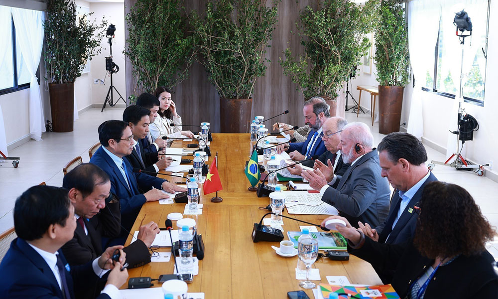 Quang cảnh buổi hội đàm.