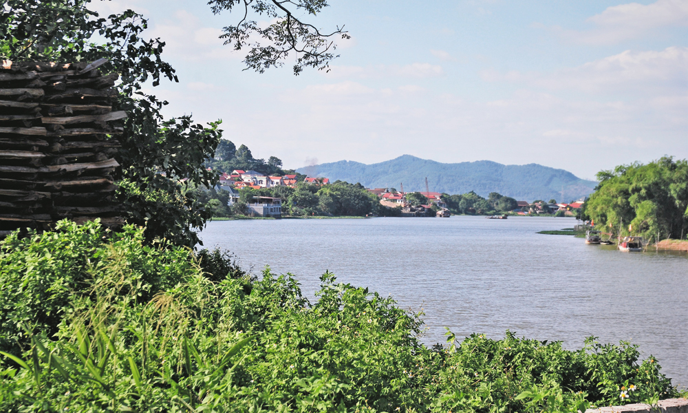 Sông Cầu, đoạn qua xã Phù Lãng, tỉnh Bắc Ninh.