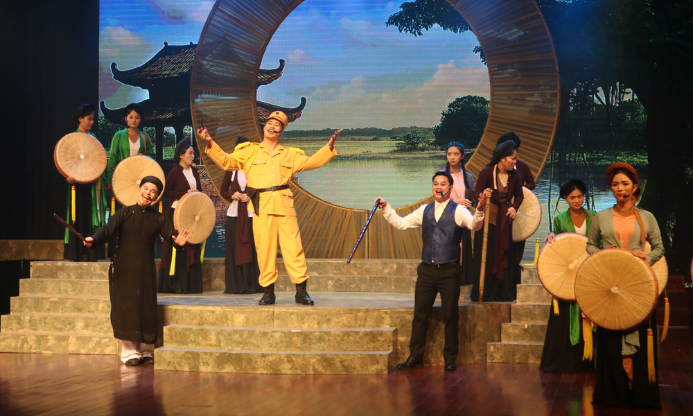 Lần đầu tiên, nghệ sĩ, diễn viên Nhà hát Dân ca Quan họ Bắc Ninh đảm nhiệm các vai diễn trong nghệ thuật ca kịch.