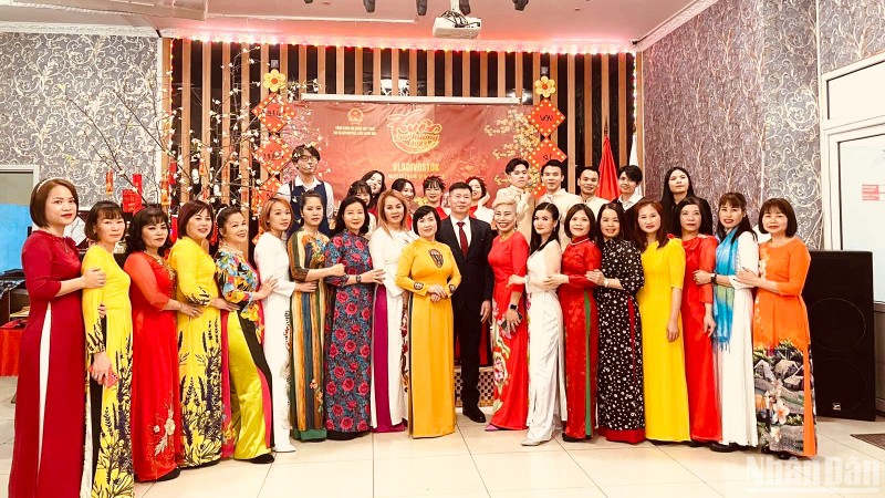 Cộng đồng người Việt Nam tại Viễn Đông (Nga) chào đón năm mới.