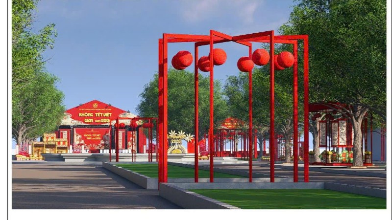 Từ ngày 6 đến 13/2/2026, Không gian Tết Việt 2026 diễn ra tại Công viên Thống Nhất (Hà Nội).