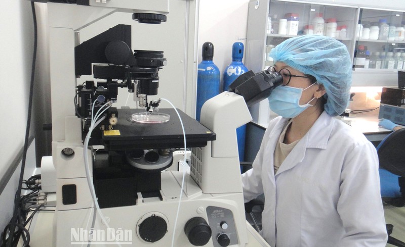 Hoạt động nghiên cứu khoa học tại Đại học Quốc gia Thành phố Hồ Chí Minh.