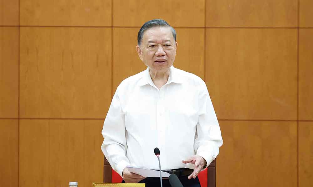 Tổng Bí thư, Chủ tịch nước Tô Lâm phát biểu.