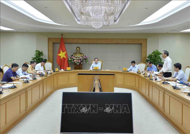 Quang cảnh cuộc họp Thường trực Ủy ban An toàn giao thông Quốc gia, chiều 19/9/2023. Ảnh tư liệu: Minh Đức/TTXVN