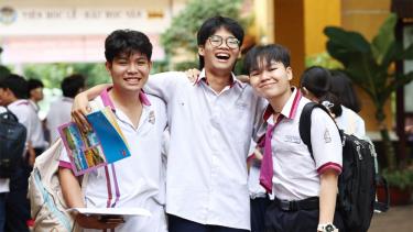 Thí sinh dự thi tốt nghiệp THPT năm 2023 tại TP HCM.