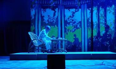 Cảnh trong vở kịch nói “Lá đơn thứ 72”.