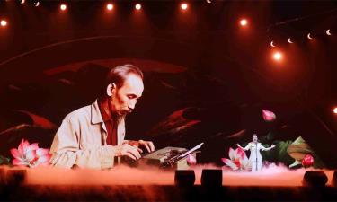 Một tiết mục văn nghệ tại chương trình.