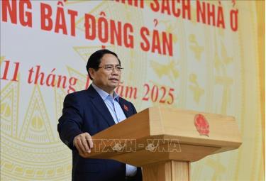 Thủ tướng Phạm Minh Chính kết luận phiên họp. Ảnh: Dương Giang/TTXVN