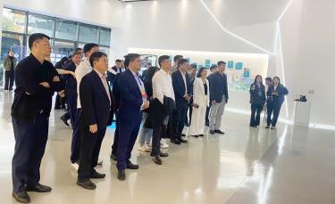 Đoàn công tác của Việt Nam thăm Tập đoàn Sản xuất tam thất Văn Sơn (tỉnh Vân Nam, Trung Quốc).

