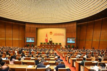 Quang cảnh Kỳ họp bất thường lần thứ 3, Quốc hội khóa XV. (Ảnh: Duy Linh)