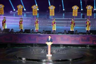 Phó Thủ tướng Mai Văn Chính phát biểu tại lễ khai mạc.