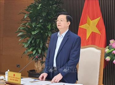 Phó Thủ tướng Chính phủ Mai Văn Chính phát biểu. Ảnh: TTXVN