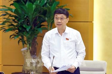 Phó Chủ tịch Quốc hội Vũ Hồng Thanh Phát biểu. Ảnh:Doãn Tấn - TTXVN