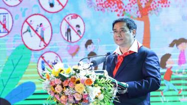 Thủ tướng Chính phủ Phạm Minh Chính phát biểu tại buổi lễ.