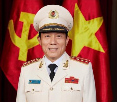 Thượng tướng Lương Tam Quang, Bí thư Đảng ủy Công an Trung ương, Uỷ viên Trung ương Đảng, Bộ trưởng Bộ Công an được bầu bổ sung làm Ủy viên Bộ Chính trị. Ảnh: TTXVN