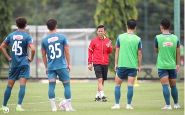 Huấn luyện viên Hoàng Anh Tuấn đã chốt danh sách Olympic Việt Nam. Ảnh: VFF