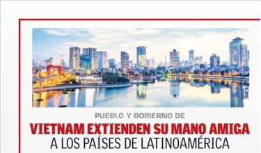 Tạp chí bán nguyệt san Voces Del Periodista. Ảnh: TTXVN phát