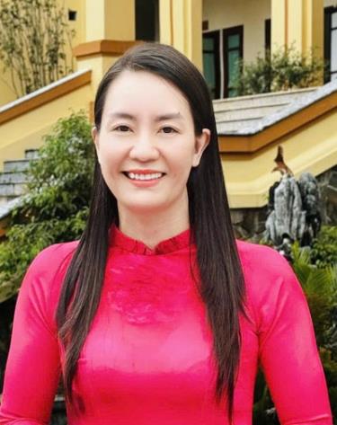 Đồng chí Vũ Thanh Hương, Trưởng Ban Xây dựng Đảng, Đảng ủy xã Tiên Du.