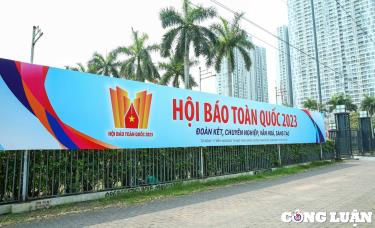 Hội báo toàn quốc 2023 diễn ra với chủ đề “Đoàn kết - Chuyên nghiệp - Văn hóa - Sáng tạo”.